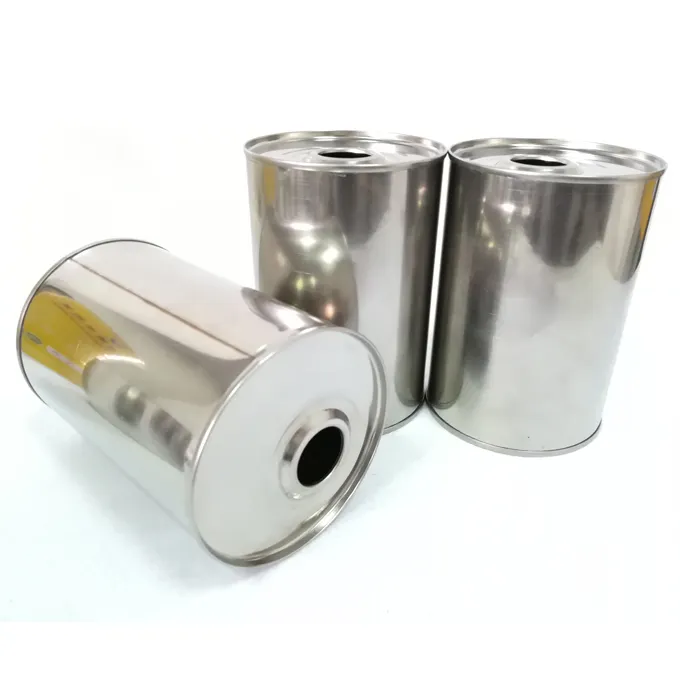 Boîtes métalliques en acier inoxydable de haute qualité barils conteneurs pour huile d'olive boîte de conserve en acier inoxydable de haute qualité pour l'huile d'olive