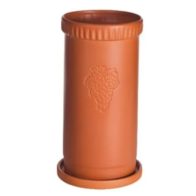 Terracotta clay wine bottle cooler