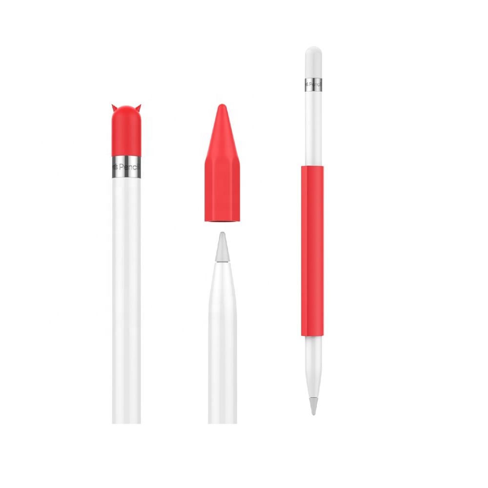 MoKo Магнитный силиконовый держатель для карандашей с крышкой для карандашей Apple