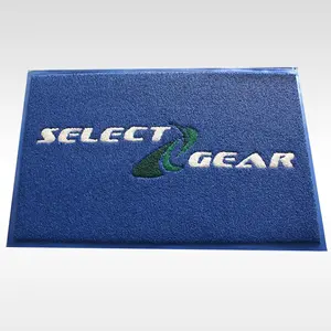 Antidérapant Personnalisé Imprimé Logo de Bienvenue Tapis de Porte Tapis de Sol Extérieur/Velours Tapis