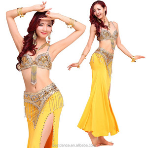 Traje profesional <span class=keywords><strong>de</strong></span> danza del vientre árabe Falda <span class=keywords><strong>de</strong></span> <span class=keywords><strong>bailarina</strong></span> del vientre Traje <span class=keywords><strong>de</strong></span> danza India - Product Image 6
