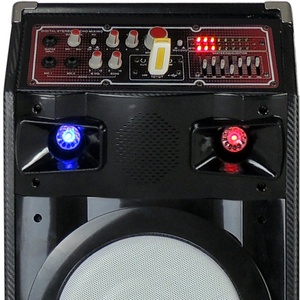 Độ trung thực cao 10 inch loa siêu trầm với ánh sáng LED di động bên <span class=keywords><strong>Bluetooth</strong></span> Loa nhà máy trực tiếp màu xanh toosch AUX thông tin liên lạc - Product Image 3