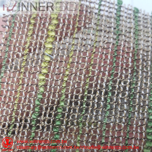 Tissu en tweed acrylique de teinture d'espace et de coton - Product Image 4