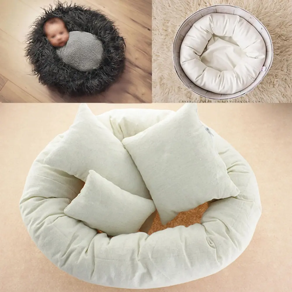 Круглая подушка для фотосъемки новорожденных, подушка для фотосъемки новорожденных