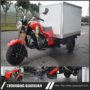 TENTIAN Ihracat lifan Zongshen 150 cc motor küçük kargo van üç tekerlekli bisiklet ile kapalı Su Geçirmez konteyner