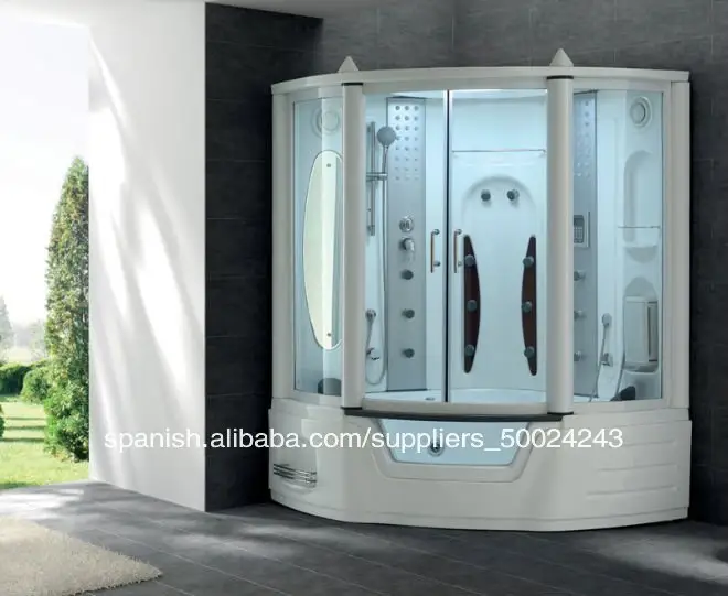 cabina de ducha de hidromasaje música llevó la luz ducha sala de vapor ducha con sauna& televisión g157 2013