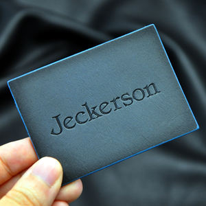 Hoge Kwaliteit Luxe Mode Hot Stamping Custom Deboss Logo Echt Bruin Lederen Label <span class=keywords><strong>Patch</strong></span> Voor Jeans - Product Image 2