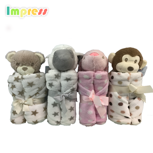 Bébé <span class=keywords><strong>chien</strong></span> en peluche jouets peluches set avec couverture - Product Image 3