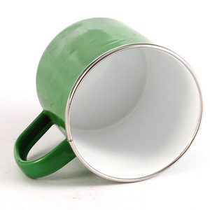 <span class=keywords><strong>Taza</strong></span> de café con logotipo impreso, tazas esmaltadas para beber té con agarre manual, venta al <span class=keywords><strong>por</strong></span> <span class=keywords><strong>mayor</strong></span> - Product Image 4
