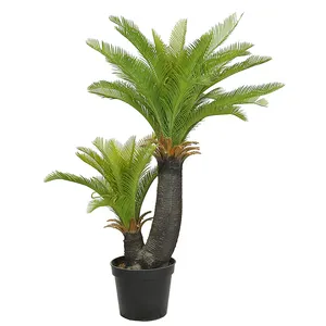 Mobiliario de diseño Natural PEVA 1,4 m/planta decorativa Artificial sagú Cycas palmera