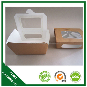 Prendre <span class=keywords><strong>place</strong></span> brown papier kraft boîte de restauration rapide - Product Image 3