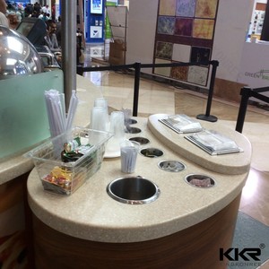 KKR-Juego <span class=keywords><strong>de</strong></span> piedra artificial personalizado, mesa <span class=keywords><strong>de</strong></span> bar, silla alta, barra <span class=keywords><strong>de</strong></span> comida rápida - Product Image 5