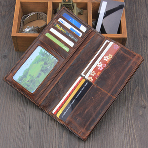 กระเป๋าสตางค์หนังแท้ลายมังกรจีนโบราณแบบยาว  พร้อมช่องใส่บัตร - Product Image 4