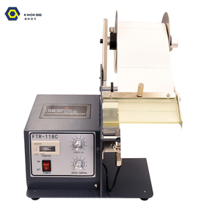 Knokoo FTR-118C Động Cơ Điện Cảm Biến Sợi Quang Tự Động Nhãn Tước Máy Cho Tự Dính Trong Suốt Giấy Nhãn - Product Image 5