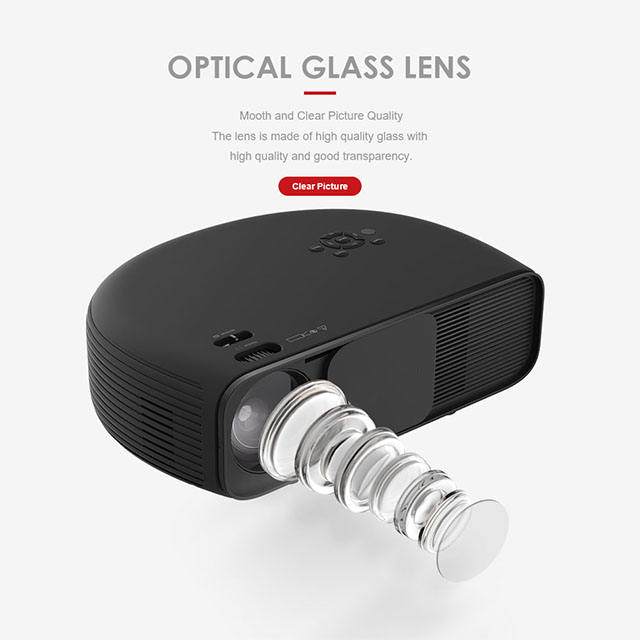 CL760 HD LED Movie Projector - 3200 Lumens, 720p Resolution