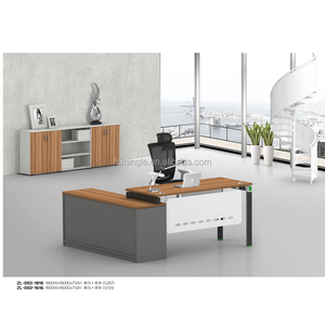 Estilo Simple Foshan muebles de <span class=keywords><strong>oficina</strong></span> en forma de L 1,8 <span class=keywords><strong>Metro</strong></span> escritorio ejecutivo personal de - Product Image 3