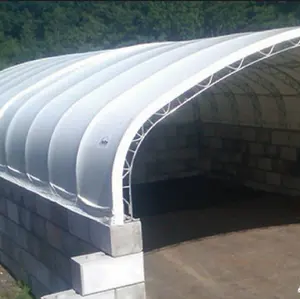 Mái Vòm Lều Shelter Tarpaulin Vải Che Khung Kim Loại Lưu Trữ Xây Dựng