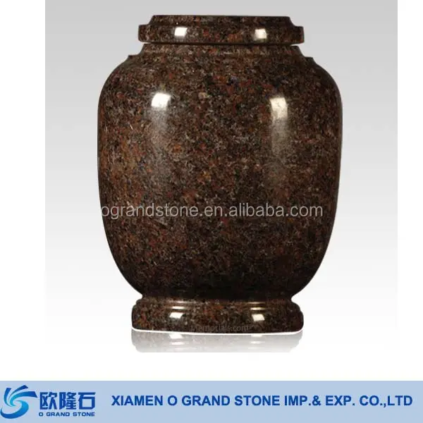 Western Funeral Urns brown granite Cremation Urn