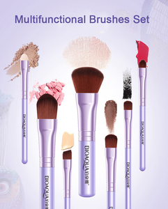 BIOAQUA Park-Juego de brochas de maquillaje, Set de pinceles de maquillaje fino, base de labios, no comer en polvo, herramientas de belleza, fabricante - Product Image 4