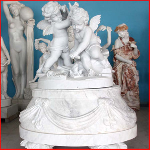 Figurines d'anges pour bébé garçon, sculptures en pierre chinoise, <span class=keywords><strong>pas</strong></span> chères, blanches, petites, pour intérieur. - Product Image 1