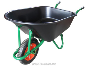 काले रंग हैवी ड्यूटी गार्डन Wheelbarrow WB3800 गुआंगज़ौ में WB6400 - Product Image 3