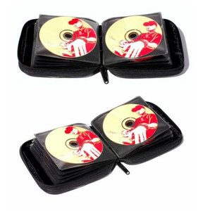 <span class=keywords><strong>CD</strong></span> <span class=keywords><strong>DVD</strong></span> Blue-ray Porte-Sac Stockage 32 Disques Portable Noir - Product Image 5