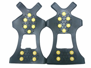 Crampons à <span class=keywords><strong>glace</strong></span> à 10 pointes antidérapants pour <span class=keywords><strong>la</strong></span> randonnée en montagne et <span class=keywords><strong>la</strong></span> marche ou l'escalade <span class=keywords><strong>sur</strong></span> surface glacée - Product Image 2