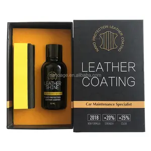 Nano leather coating Automotive leather increases gloss with oxidation resistance Auto interior leather maintenance