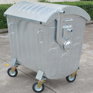 Al aire libre metal contenedor de <span class=keywords><strong>basura</strong></span>, <span class=keywords><strong>cubo</strong></span> de <span class=keywords><strong>basura</strong></span> de metal contenedor, buena calidad metal contenedor - Product Image 5
