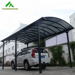 New Design Cheap Carports Garages with Polycarbonate Roof Car Garages Canopies Sheds Plastic Garages Metal Aluminium 1.2-1.8 Mm