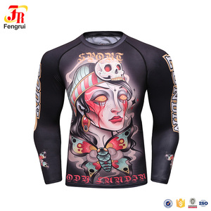 Wholesale Men's Apparel Muscle Slim Fit Long Sleeve Quick Dry <strong>Compression</strong> <strong>Shirt</strong> - Product Image 6