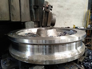 OEM تزوير الصلب عجلة رافعات الجسور/رافعة علوية شفة عجلة - Product Image 2