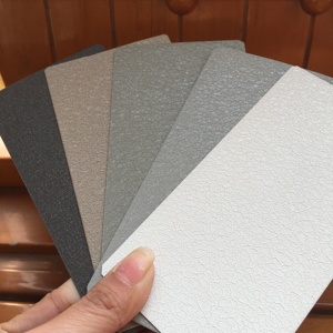 Meubles en MDF avec peinture de durcissement infrarouge à ondes moyennes, revêtement en poudre Hsinda <span class=keywords><strong>RAL</strong></span> 7034 <span class=keywords><strong>jaune</strong></span> gris, couleur personnalisée - Product Image 3