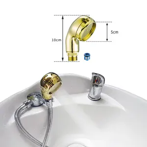 Shampoo Basin Parts Accessories L74A Hair Salon Shampoo Basin Shower Head and Hose Set