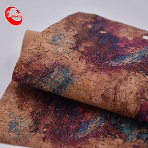 <span class=keywords><strong>Portugal</strong></span> Pu tissu synthétique liège rouleau imprimé fleur personnalisé naturel liège bois cuir tissu pour sac - Product Image 4