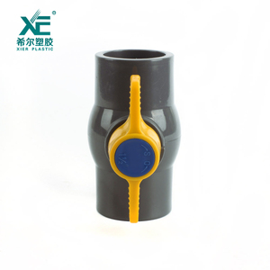 Hohe qualität gelb schmetterling griff <span class=keywords><strong>pvc</strong></span> kompakte tor ball ventil - Product Image 5