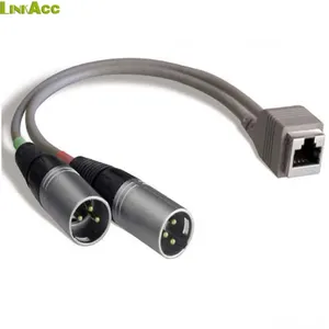 Linkjc Studio Hub adapter 2 XLR Male to RJ45 cable