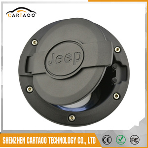 <span class=keywords><strong>Negro</strong></span> Cubierta de La Puerta de Llenado de Combustible Tapa Del Tanque de Gas para 2007-2017 <span class=keywords><strong>Jeep</strong></span> Wrangler JK y Ilimitado - Product Image 2