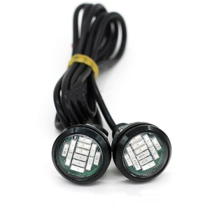 Đèn <span class=keywords><strong>LED</strong></span> ô tô hoàn hảo Đèn <span class=keywords><strong>LED</strong></span> mắt đại bàng 12SMD 4014 Đèn mắt đại bàng Đèn sương mù Đèn <span class=keywords><strong>LED</strong></span> ô tô tự động DC 12-24 - Product Image 4