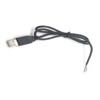 Kostenlose Probe Anpassbares USB 2.0 zu Pigtail Wire End Open mit verzinntem Datenkabel