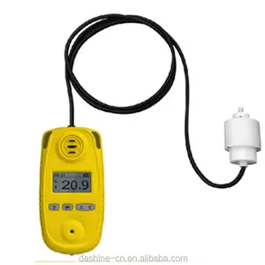 Portabel tunggal Oksigen gas mendeteksi alarm, 0-100% vol Oksigen GAS analyzer, industri gas monitor