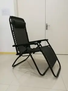 Folding Recliner Chair Leisure Holiday Folding Reclining Beach Chair Portable 0 Gravity Camping Chair