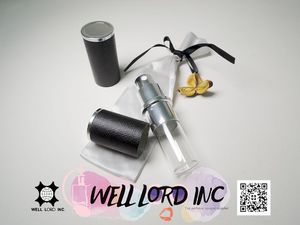 Bolsa atomizadora de monedero hecha a medida cosida a mano de satén plateado Masculino - Product Image 5