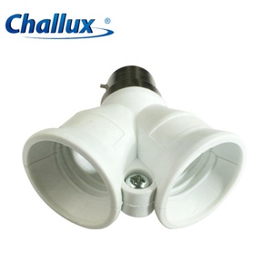 Dual <strong>B22</strong> <strong>Base</strong> Led Socket Converter Light Holder Bulb E27 <strong>Adapter</strong> - Product Image 3