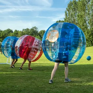Pvc/Tpu Materiaal Volwassenen Loopy Ballen, Opblaasbare Bubble Voetbal, Goedkope Bubble Voetbal