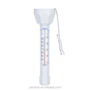 <span class=keywords><strong>POOLSTAR</strong></span> เทอร์โมมิเตอร์วัดอุณหภูมิน้ำแบบลอยน้ำ ABS รุ่นจัมโบ้ ช่วงวัด 0C-50C สำหรับอุปกรณ์ทำความสะอาดสระว่ายน้ำและสปา - Product Image 1