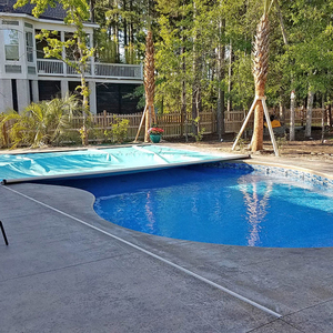 Bâche <span class=keywords><strong>de</strong></span> <span class=keywords><strong>piscine</strong></span> automatique en PVC tissé, couverture rectangulaire au-dessus du <span class=keywords><strong>sol</strong></span>, - Product Image 3