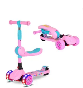 厂家直销新款滑板车 flash 滑动块儿童滑板车多功能折叠滑板车