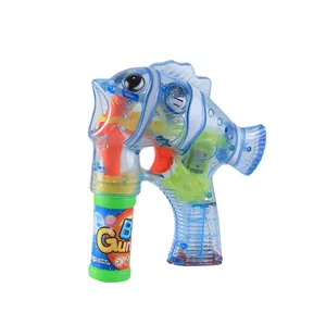 Bubble Hurricane Machine in Fish Shape for Kids Hand-Operated Toy Bubble Maker for Toddler