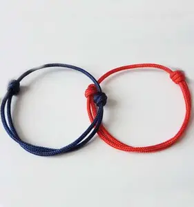 Strong thick cord bracelet Two Nautical bracelets Rope Lucky Bracelets